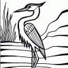 crane coloring pages