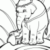 elephant love coloring page