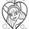Love princess printable coloring pages