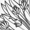 Rainforest frog coloring page