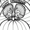 Thanksgiving sign coloring page