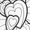 triple hearts coloring page