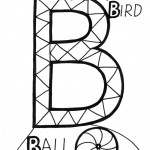 alphabet b coloring page alphabet b coloring page