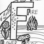 alphabet f coloring page alphabet f coloring page