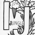 alphabet ij coloring page alphabet ij coloring page