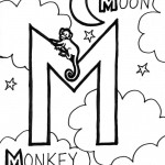 alphabet m coloring page alphabet m coloring page