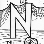 alphabet n coloring page alphabet n coloring page