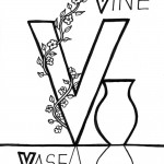 alphabet v coloring page alphabet v coloring page