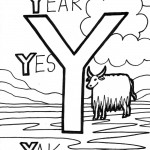 alphabet y coloring page alphabet y coloring page