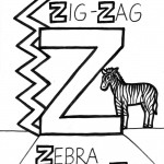 alphabet z coloring page alphabet z coloring page