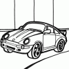 sporty car coloring page sporty car coloring page