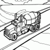 cement truck coloring page cement truck coloring page