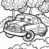 retro car coloring page retro car coloring page