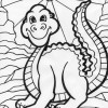 rocky dinosaur coloring page