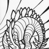spiney dinosaur coloring page