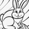big teeth coloring page