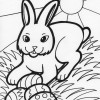 easter morning coloring page