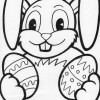 easter bunny coloring page
