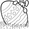monster easter egg coloring page