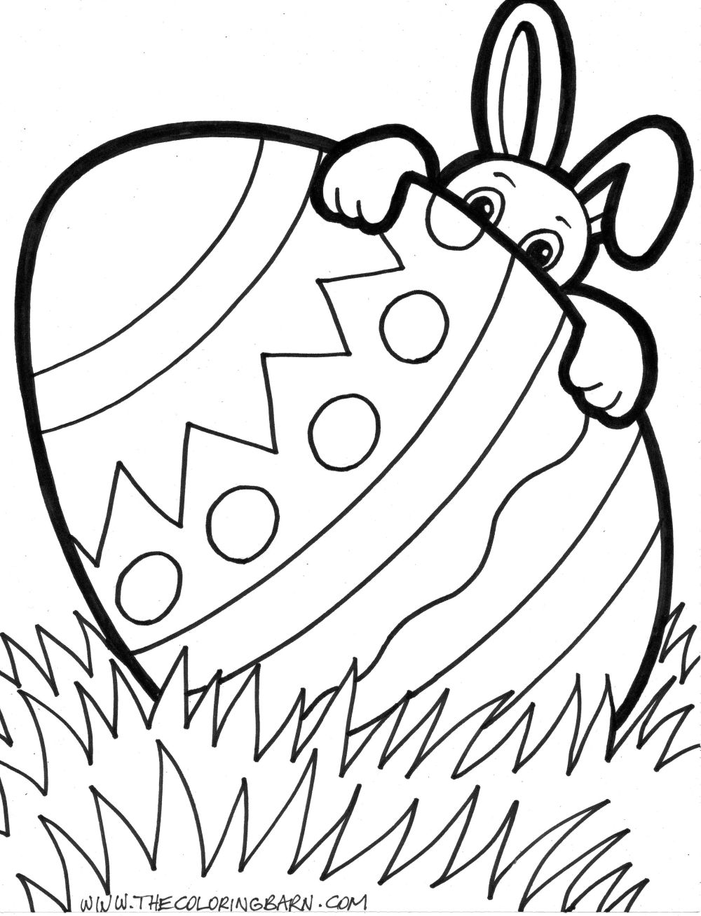 Coloriage | Easter Bunny Colouring, Easter Coloring Pages Printable,  Coloring Easter Eggs
