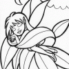 sleeping fairy coloring page
