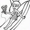 fairies and butterfly coloring page