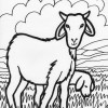 farm scene coloring page farm scene coloring page