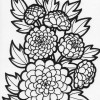 mum flower coloring page
