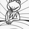 star frog coloring page star frog coloring page