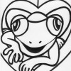 happy frog coloring page happy frog coloring page