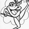 singing frog coloring page singing frog coloring page