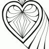 reflection heart coloring page reflection heart coloring page