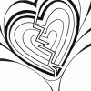 broken heart coloring page broken heart coloring page