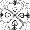 kaleidoscope heart coloring page kaleidoscope heart coloring page