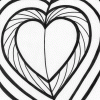 quadruple hearts coloring page quadruple hearts coloring page