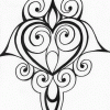 swirly heart coloring page swirly heart coloring page