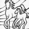 baby horse coloring page