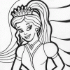 princess 7 coloring page