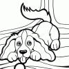 puppies with ball coloring page puppies with ball coloring page
