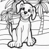 puppies in tropics coloring page puppies in tropics coloring page