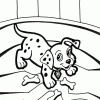 puppies with bones coloring page puppies with bones coloring page