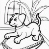 puppies inside coloring page puppies inside coloring page