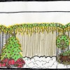 christmas card coloring page