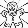 gingerbread man coloring page