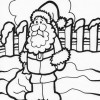 cold santa coloring page