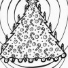 christmas tree coloring page