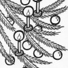 christmas candles coloring page