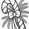 candy cane coloring page