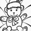 stuffed toy coloring page