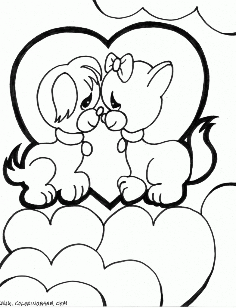 baby love coloring page